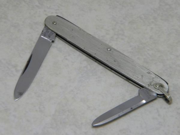 Kissing Crane Robert Klaas Germany Fancy Metal Watch Fob Pen Knife Kissing Crane Robert Klaas Germany Fancy Metal Watch Fob Pen Knife