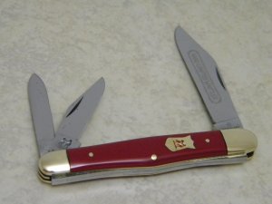 Kissing Crane Robt Klaas Solingen Germany Red 2730XVI Hand Crafted Whittler Knife c.1977