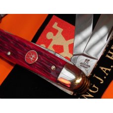 J A Henckels 4 Blade Stockman with Premium Red Pick Bone Handles - Nice one to use! J A Henckels 4 Blade Stockman with Premium Red Pick Bone Handles - Nice one to use!