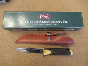 2007 Case Stag Handle Fixed Blade Pattern # 5 Finn
