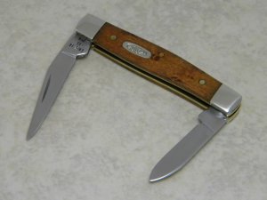 Case XX  USA Curly Maple 72033 SS Pen Knife c.1989