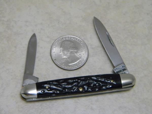 Robeson Shuredge USA 622 064 Rough Black Pen Knife c.1950's Robeson Shuredge USA 622 064 Rough Black Pen Knife c.1950's