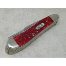 Case XX USA 4-Dot Red Bone 6520 5-Blade Peanut Knife 1996 Case XX USA 4-Dot Red Bone 6520 5-Blade Peanut Knife 1996