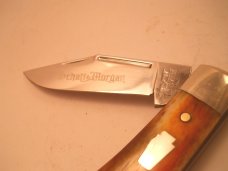 Schatt & Morgan Saddle Horn Knife Smooth Bone Schatt & Morgan Saddle Horn Knife Smooth Bone