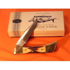 1980 Case xx Hammerhead Shark Folding Hunter Knife w Sheath, Instructions & Orig Box -5159 LSSP -NOS 1980 Case xx Hammerhead Shark Folding Hunter Knife w Sheath, Instructions & Orig Box -5159 LSSP -NOS