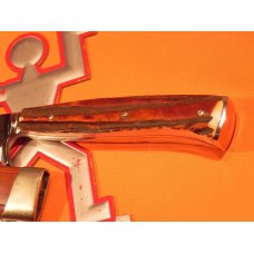 Vintage J A Henckels Skinning / Hunting Knife with Original Sheath & Great STAG Handles! NOS! Vintage J A Henckels Skinning / Hunting Knife with Original Sheath & Great STAG Handles! NOS!