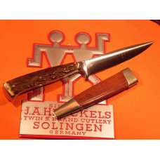 Vintage J A Henckels Skinning / Hunting Knife with Original Sheath & Great STAG Handles! NOS! Vintage J A Henckels Skinning / Hunting Knife with Original Sheath & Great STAG Handles! NOS!