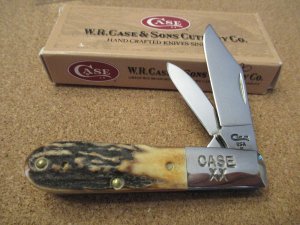 Case XX Stag handle Barlow Pattern # 52009 1/2 SS 