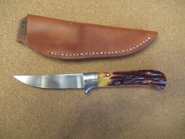 Claude Montjoy Stag Handle Fixed Blade Skinner Claude Montjoy Stag Handle Fixed Blade Skinner
