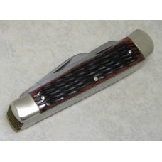 Bulldog Brand Solingen Germany Bone 20 Year Anniversary 5 Blade Trapper Knife in Box c.1998 Bulldog Brand Solingen Germany Bone 20 Year Anniversary 5 Blade Trapper Knife in Box c.1998