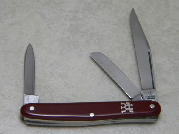 Vintage J.A. Henckels Germany Red Model: 1813 Stockman Knife