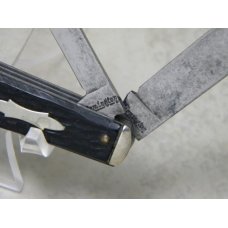 Remington 1 Line Script Jigged Black Jack Knife c.1930's - Spear Master Blade Remington 1 Line Script Jigged Black Jack Knife c.1930's - Spear Master Blade