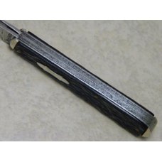 Remington 1 Line Script Jigged Black Jack Knife c.1930's - Spear Master Blade Remington 1 Line Script Jigged Black Jack Knife c.1930's - Spear Master Blade