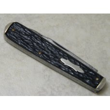 Remington 1 Line Script Jigged Black Jack Knife c.1930's - Spear Master Blade Remington 1 Line Script Jigged Black Jack Knife c.1930's - Spear Master Blade