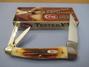 Case XX Red Stag Seahorse Whittler Pattern # R5355WH SS