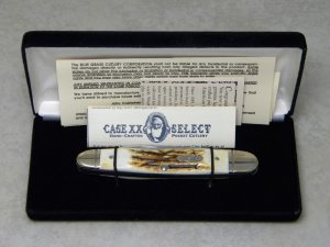 Case Select USA R5391 WH SS Genuine Stag Anglo Saxon Whittler Knife in Box c.2008