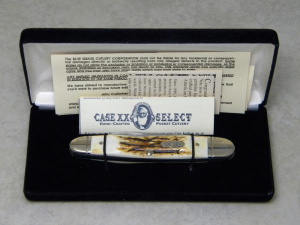 Case Select USA R5391 WH SS Genuine Stag Anglo Saxon Whittler Knife in Box c.2008 Case Select USA R5391 WH SS Genuine Stag Anglo Saxon Whittler Knife in Box c.2008