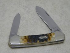 Case Tested XX (Antique Tang Stamp Series) Bone 62131 Canoe Knife in Box c.2012