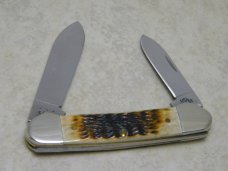 Case Tested XX (Antique Tang Stamp Series) Bone 62131 Canoe Knife in Box c.2012