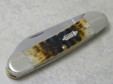 Case Tested XX (Antique Tang Stamp Series) Bone 62131 Canoe Knife in Box c.2012