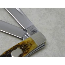 Case Bros. Cutlery Co. USA Antique Bone 63032 SS Stockman Knife in Box c.2006 Case Bros. Cutlery Co. USA Antique Bone 63032 SS Stockman Knife in Box c.2006