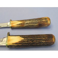 1984 Case XX Stag Handle Twin Finn Set New in Case Box 1984 Case XX Stag Handle Twin Finn Set New in Case Box
