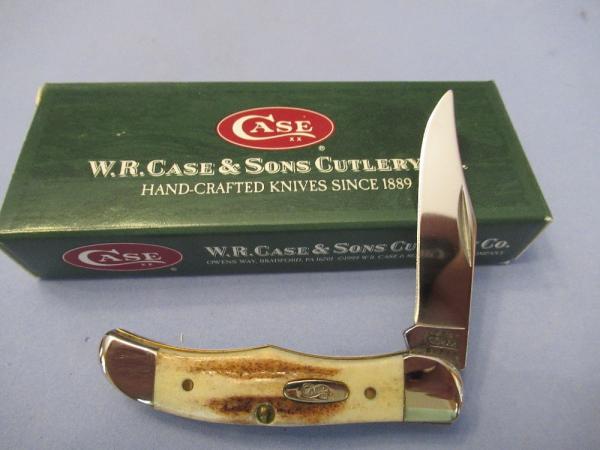 2000 Case XX Vintage Stag Handle Tiny Folding Hunter Pattern # THV51165 SSM 2000 Case XX Vintage Stag Handle Tiny Folding Hunter Pattern # THV51165 SSM