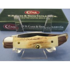 2000 Case XX Vintage Stag Handle Tiny Folding Hunter Pattern # THV51165 SSM 2000 Case XX Vintage Stag Handle Tiny Folding Hunter Pattern # THV51165 SSM