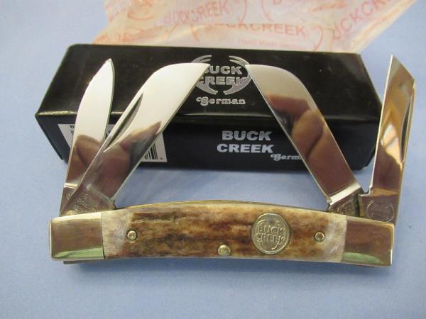 Buck Creek Stag Handle 4 Blade Congress Buck Creek Stag Handle 4 Blade Congress