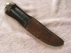 Old Boy Scout Fixed Blade nife and sheath