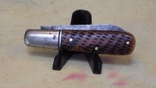 Shapleigh Hardware Co. Diamond Edge Barlow Single Blade Pocket Worn Bone Handles Shapleigh Hardware Co. Diamond Edge Barlow Single Blade Pocket Worn Bone Handles