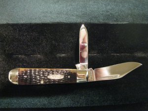 Case Knife XX USA  6231-/2 Swell End jack 6-Dot Delrin 1974 Knife