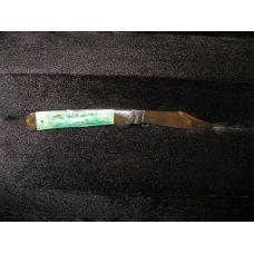 Case Knife XX USA 61549L SS 3-Dot Smooth Green Appaloosa Bone Copperlock Knife Case Knife XX USA 61549L SS 3-Dot Smooth Green Appaloosa Bone Copperlock Knife