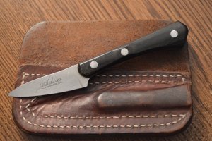 A.G. Russell Woodswalker Fixed Blade Knife with Pocket Sheath