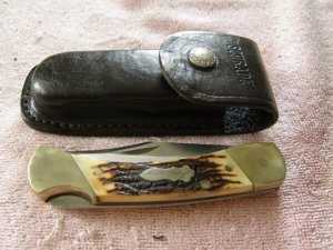 L L Bean made by Shrade Lockback knife