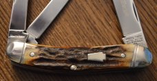 Schatt & Morgan 033160 Sowbelly with Torched Stag Handles 2014 Schatt & Morgan 033160 Sowbelly with Torched Stag Handles 2014