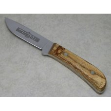 Queen Cut. Co. Titusville PA #4180 Oak Drop Point Hunter Fixed Blade Sheath Knife in Box