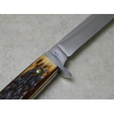 Queen City #85 Rogers Bone "Bird and Trout" Fixed Blade Sheath Knife c.1920's Queen City #85 Rogers Bone "Bird and Trout" Fixed Blade Sheath Knife c.1920's