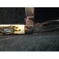 Case XX USA 2002 Bone 6207G SS Mini Amber Trapper Golf Knife Case XX USA 2002 Bone 6207G SS Mini Amber Trapper Golf Knife