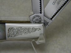 Cripple Creek USA by Bob Cargill Black Pearl Barlow Knife - 6th Annual AECA Knife Show Sept., 1984