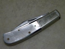 Cripple Creek USA by Bob Cargill Black Pearl Barlow Knife - 6th Annual AECA Knife Show Sept., 1984