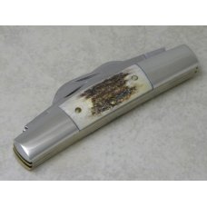 Queen Cutlery Inc. Collectors 2003 Stag #32 Large Congress Knife in Box - 1 of 50