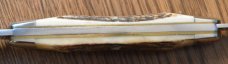 NKCA 1981 Club Knife by Queen - 4 1/4" Equal End with Stag Handles NKCA 1981 Club Knife by Queen - 4 1/4" Equal End with Stag Handles