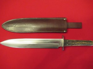 Case XX Stag Handle Spear Point Bowie