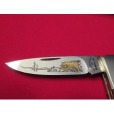 Cattaraugus Bone Handle Lock-back Pattern CM-11E A.G. Russell Cattaraugus Bone Handle Lock-back Pattern CM-11E A.G. Russell