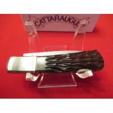 Cattaraugus Bone Handle Lock-back Pattern CM-11E A.G. Russell Cattaraugus Bone Handle Lock-back Pattern CM-11E A.G. Russell