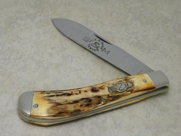 Schatt & Morgan Cutlery Co. Titusville PA (Queen) Stag 031288 Kentucky Shiner Knife c.2013 Schatt & Morgan Cutlery Co. Titusville PA (Queen) Stag 031288 Kentucky Shiner Knife c.2013