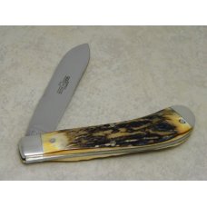 Schatt & Morgan Cutlery Co. Titusville PA (Queen) Stag 031288 Kentucky Shiner Knife c.2013 Schatt & Morgan Cutlery Co. Titusville PA (Queen) Stag 031288 Kentucky Shiner Knife c.2013