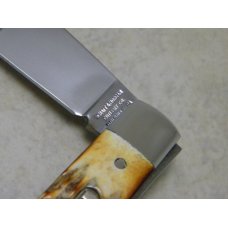 Schatt & Morgan Cutlery Co. Titusville PA (Queen) Stag 031288 Kentucky Shiner Knife c.2013 Schatt & Morgan Cutlery Co. Titusville PA (Queen) Stag 031288 Kentucky Shiner Knife c.2013