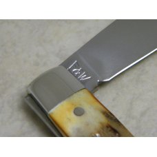 Schatt & Morgan Cutlery Co. Titusville PA (Queen) Stag 031288 Kentucky Shiner Knife c.2013 Schatt & Morgan Cutlery Co. Titusville PA (Queen) Stag 031288 Kentucky Shiner Knife c.2013